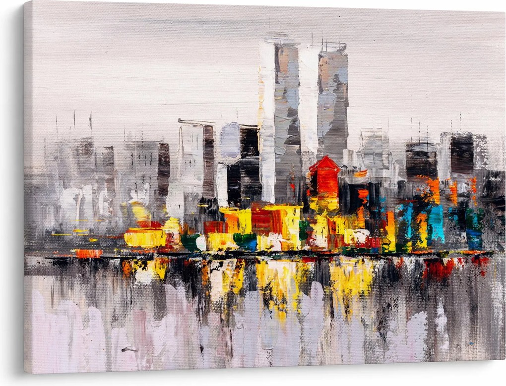 Tablou -Pictura orașului (70x50 cm)