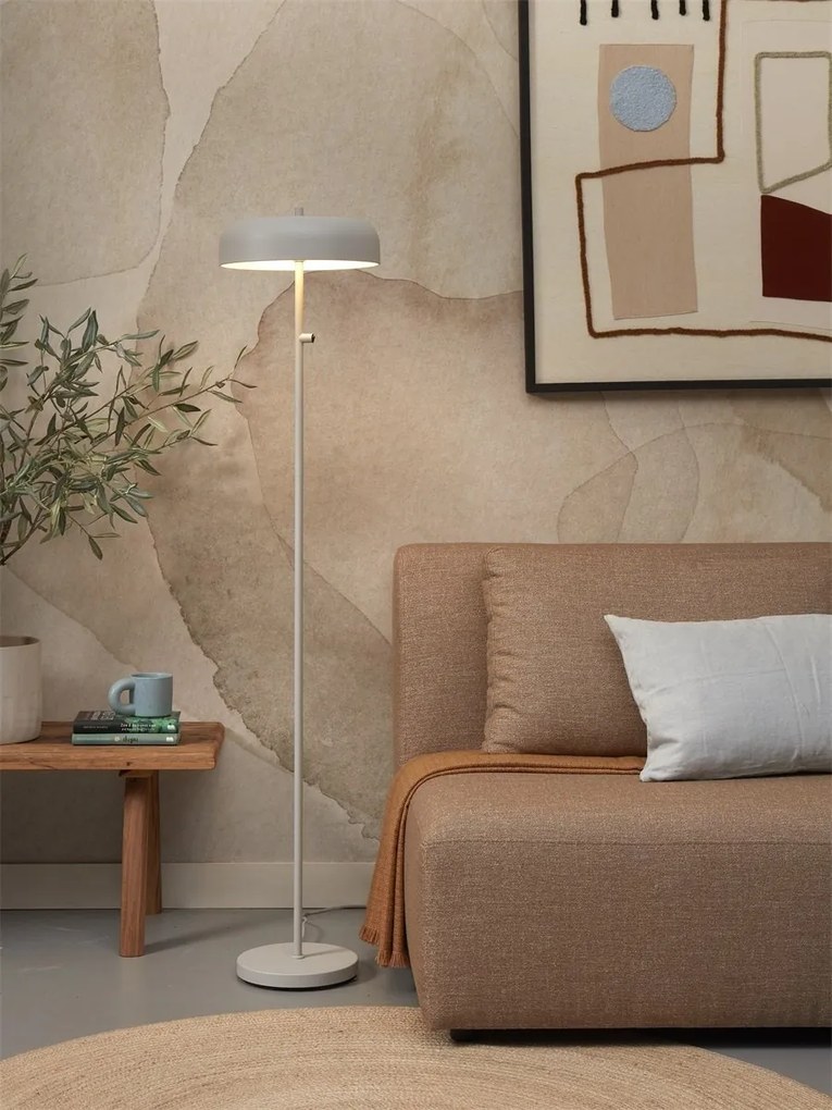 Lampadar/Lampa de podea din metal Porto gri
