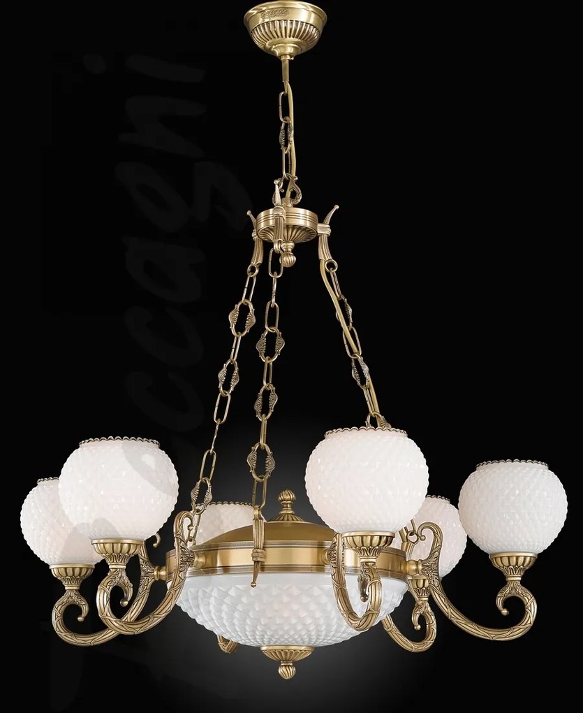 Candelabru din alama 6+2L design italian 8450