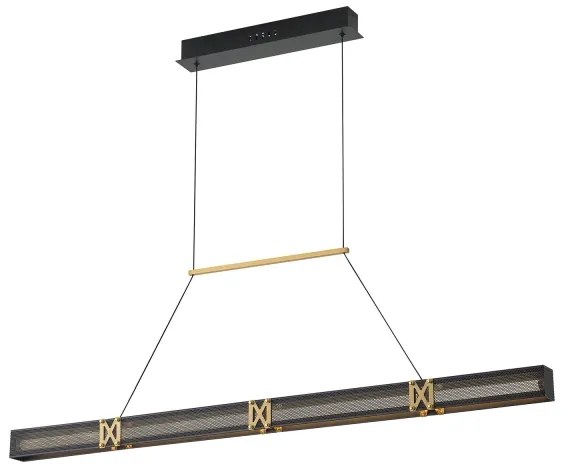 Lustră LED pe cablu LED/21W/230V 3000K 45x120 cm