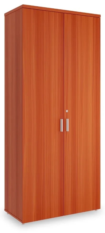 Dulap înalt SimpleOffice 80 x 40 x 180 cm, cireș
