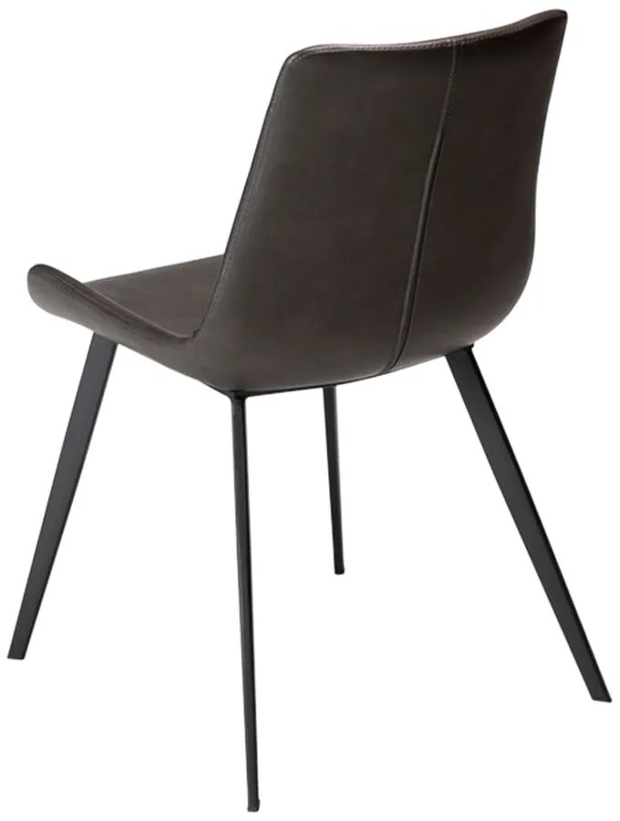 Scaun dining din piele artificială DAN–FORM Denmark Hype, gri