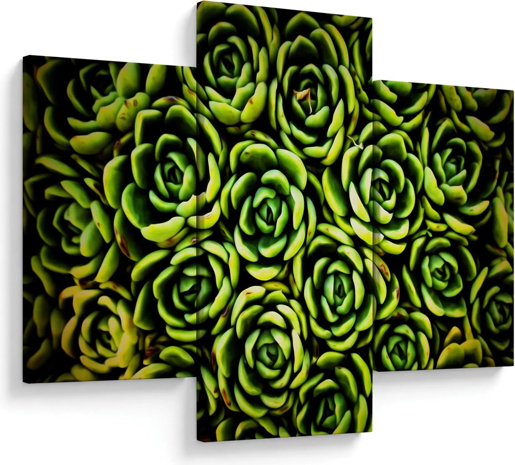 Tablou cu flori de piatră (90x60 cm)