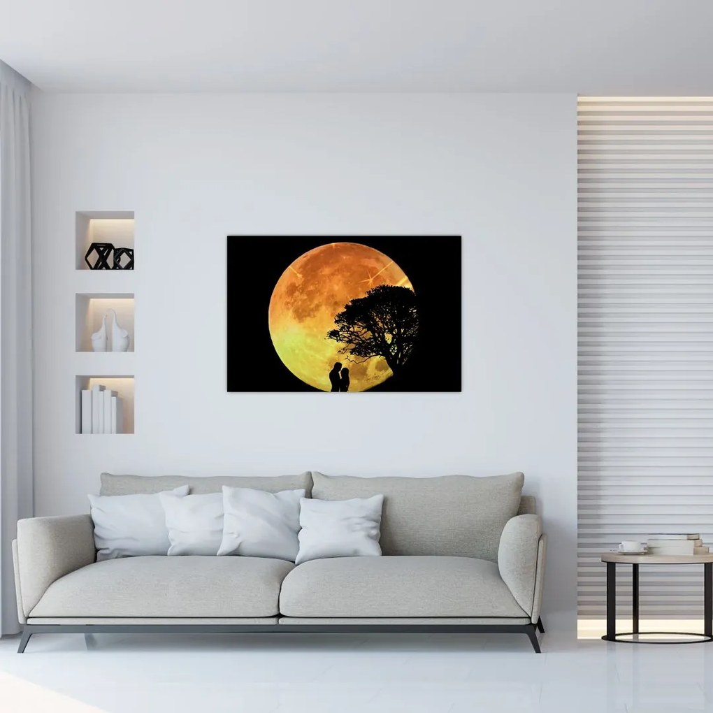 Tablou cu umbre în lumina lunii (90x60 cm)