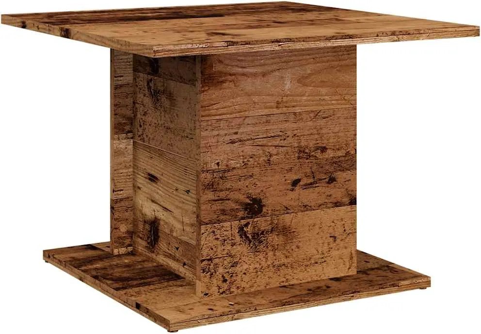 vidaXL Măsuță de cafea, lemn vechi, 55,5x55,5x40 cm, lemn prelucrat