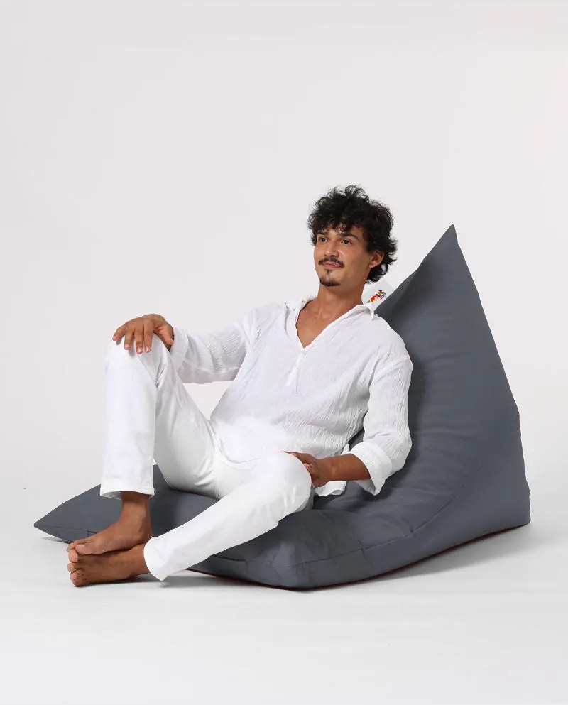 Fotoliu puf pentru grădină Pyramid Big Bed Pouf - Fume