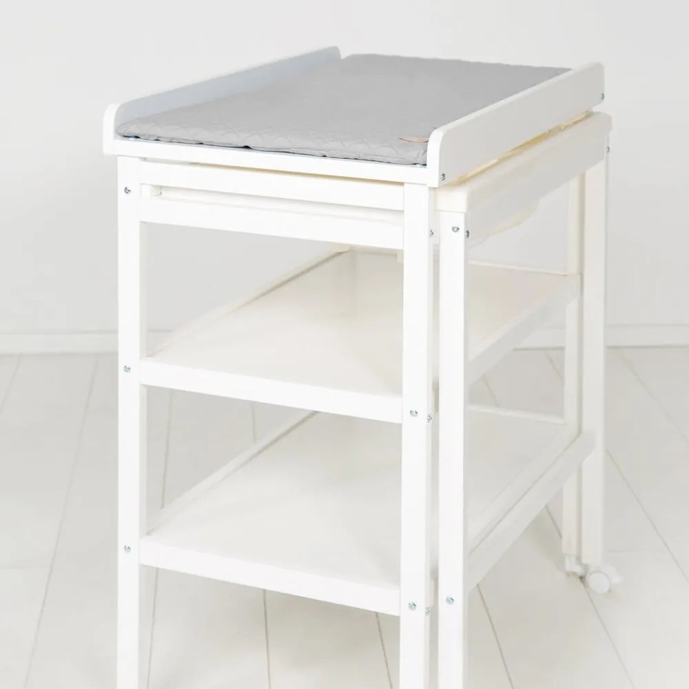 Masă de înfășat albă Style grau – Roba