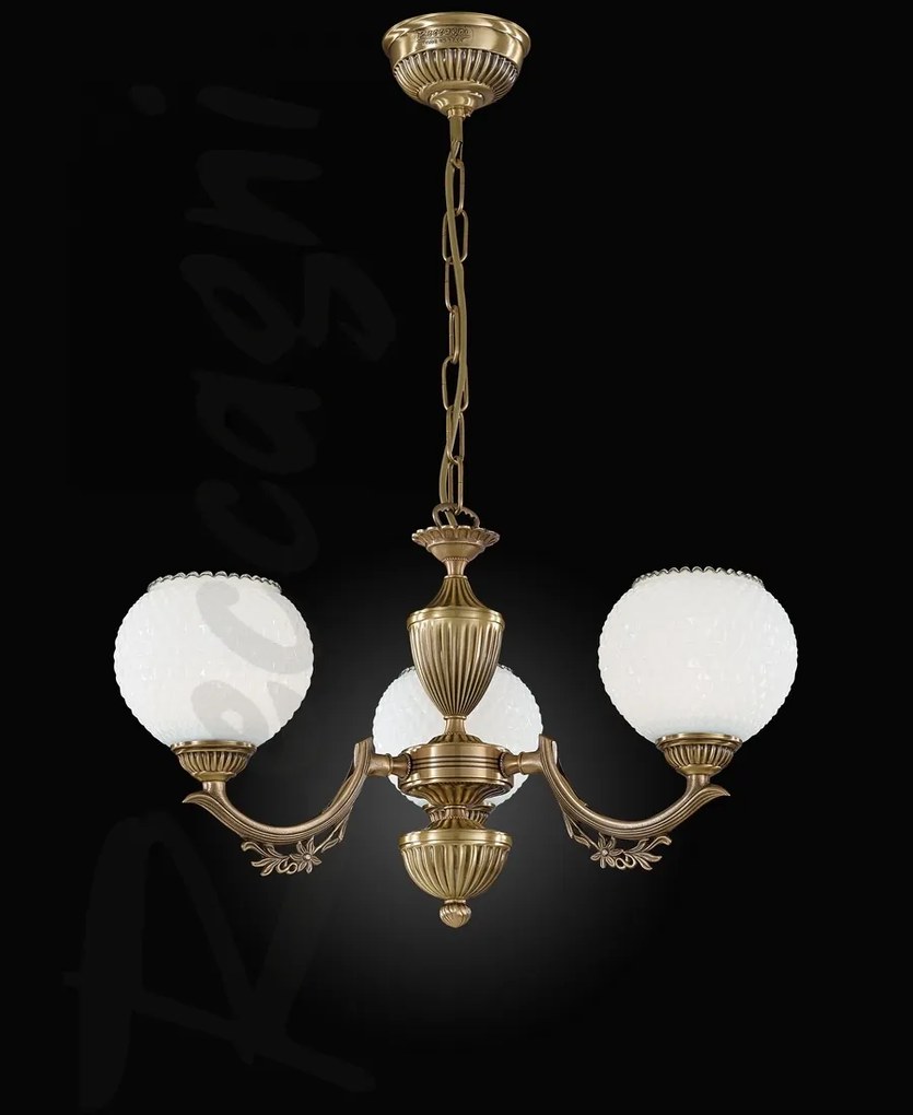 Candelabru din alama cu 3 brate design italian 8650