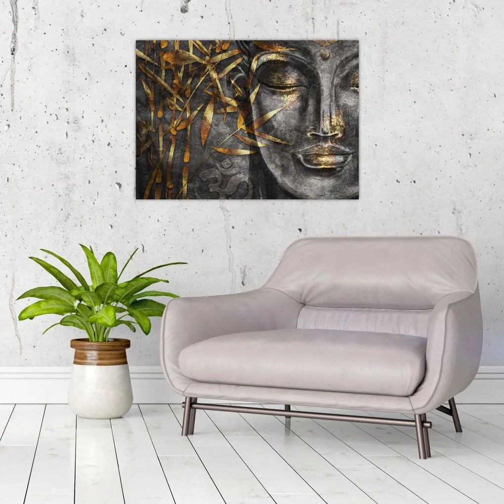 Tablou pe sticlă - Unirea îmțelepciunilor (70x50 cm)