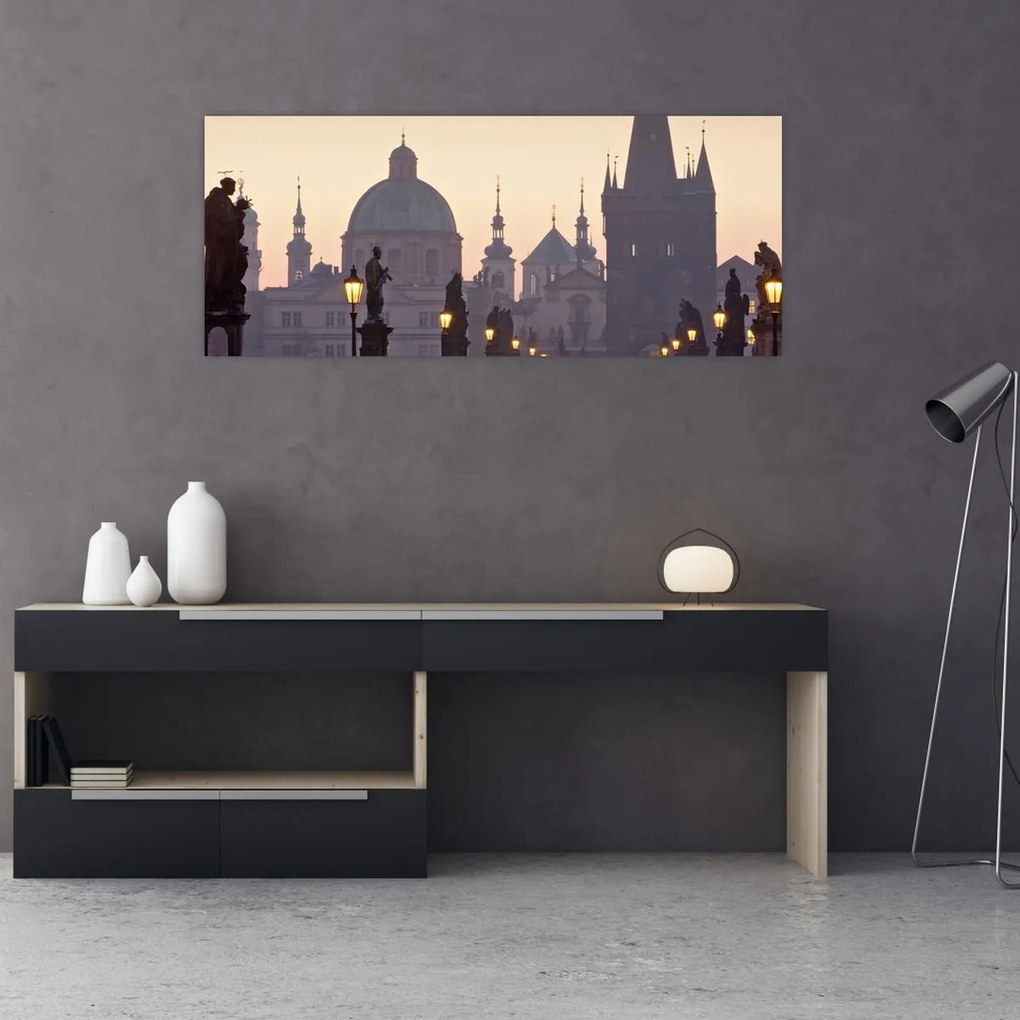 Tablou - Podul Charles (120x50 cm)