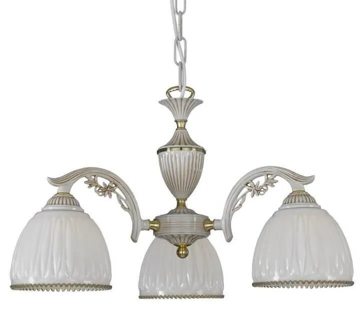 Candelabru cu 3 brate realizat manual design italian 9671