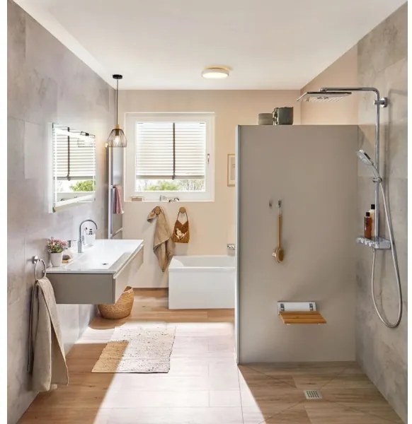 Plafonieră pentru baie LED/22,5W IP44 AVIAR 230V Paulmann 70882