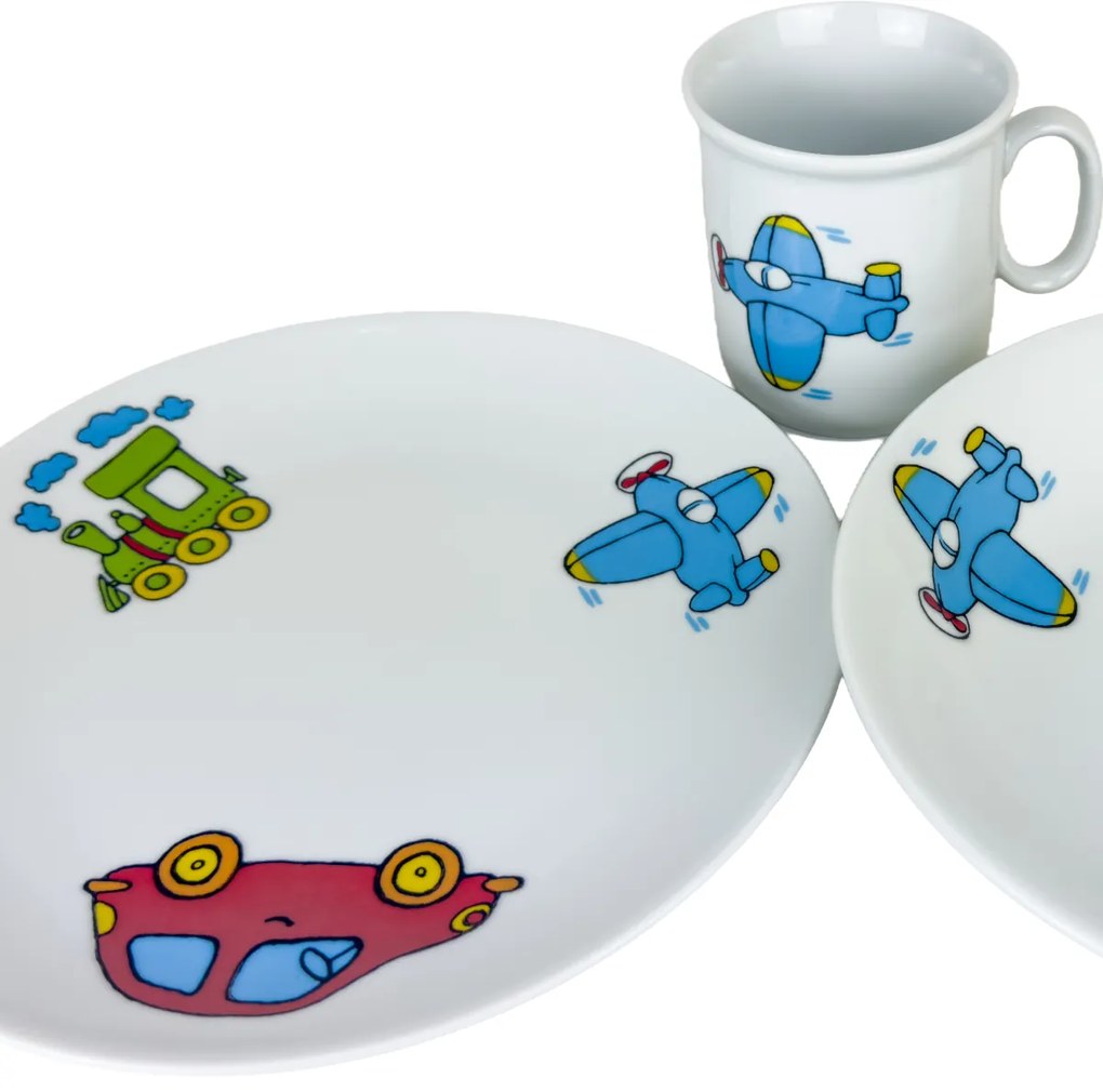 Thun Set de masă pentru copii, 3 piese Transport