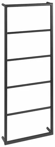 SAPHO Ska501 Ska suport pentru prosoape montat peperete 45 x 115 x 10 cm, negru mat