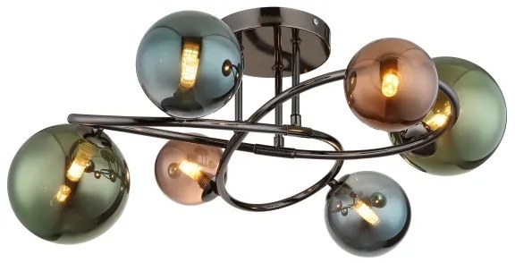 Lustră LED aplicată Globo 56142-6D RIHA 6xG9/3,5W/230V