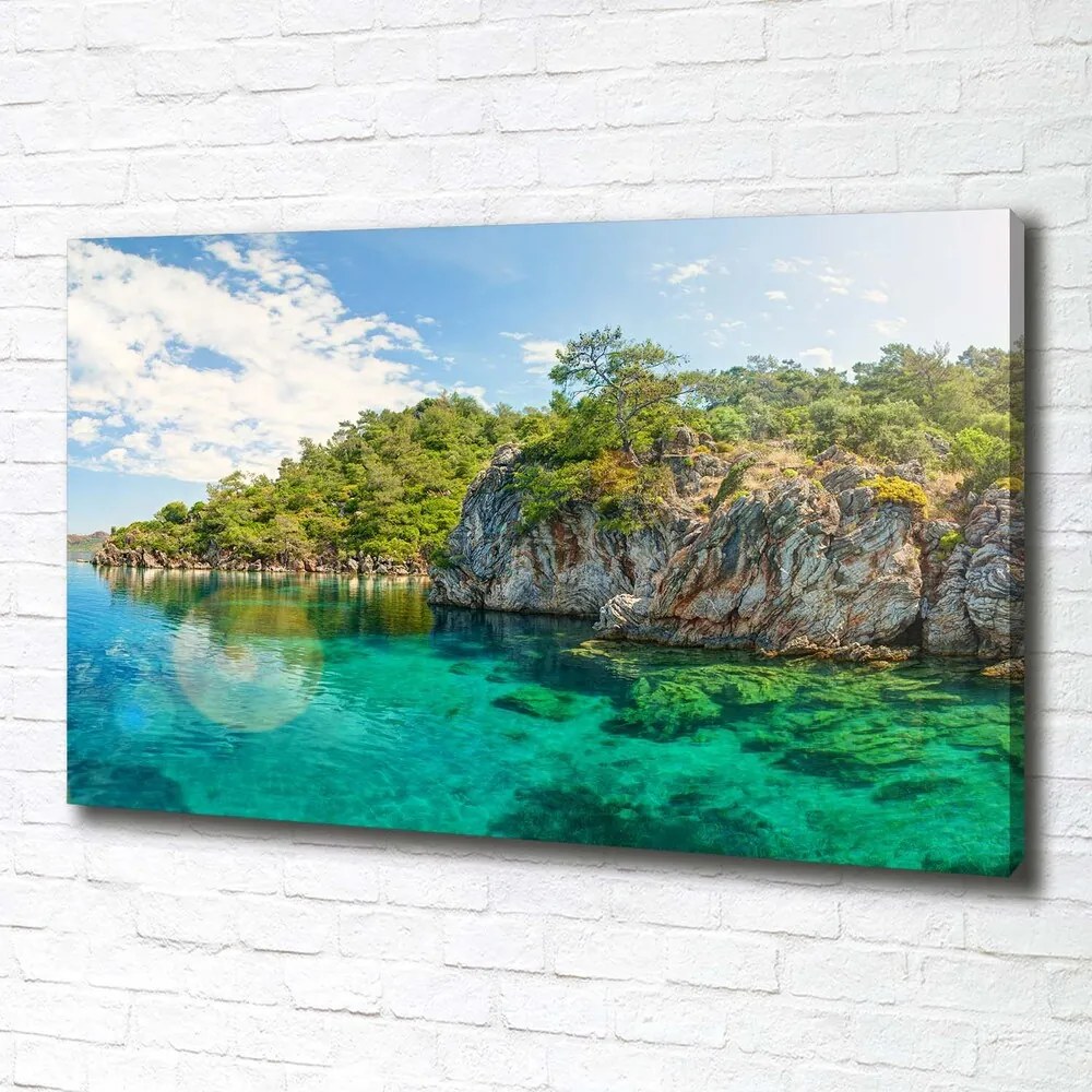 Pictură pe pânză Lagună albastră