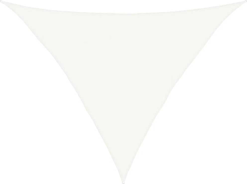 vidaXL Pânză parasolar, alb, 5x5x6 m, HDPE, 160 g/m²