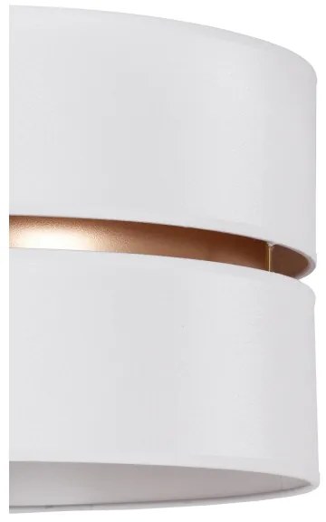 Lustră pe cablu Duolla DUO 1xE27/15W/230V d. 40 cm alb/auriu