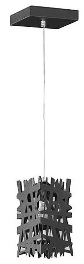 Lustră pe cablu ONLI FORESTA 1xE27/15W/230V negru