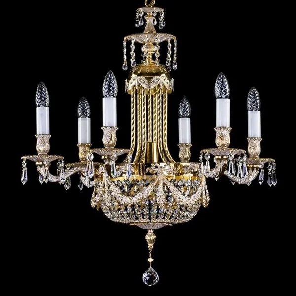 Candelabru Cristal Bohemia Exclusive 6 brate, diam.63cm FOUNTAIN CE