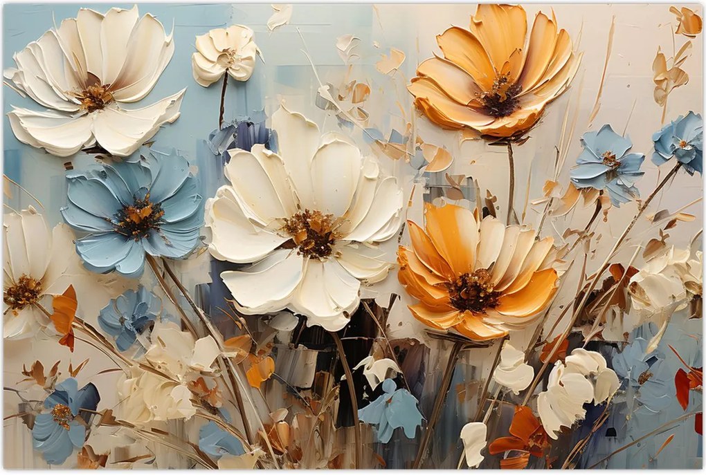 Tablou - Buchete, pictură (90x60 cm)