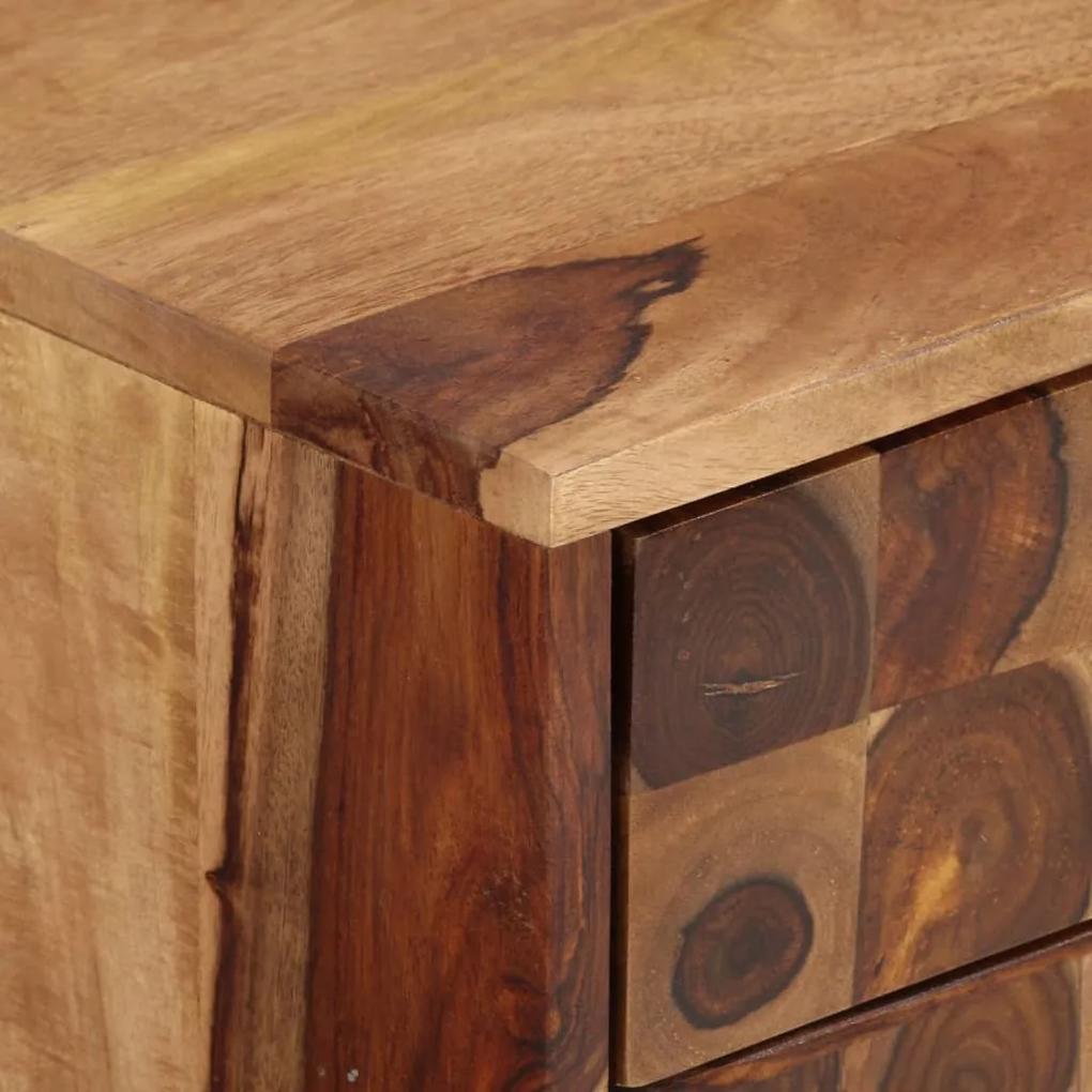 Servanta din lemn masiv de sheesham, 65x35x65 cm