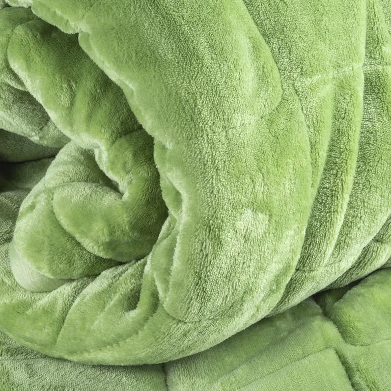 Pătură matlasată OIŢĂ verde 150 x 200 cm