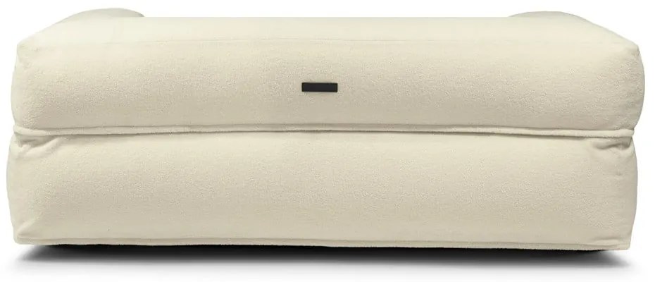 Fotoliu bean bag gri deschis cu tapițerie din țesătură bouclé Sofa MooG – SLOWDOWN