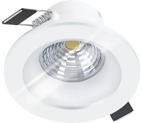 Spot incastrabil cu LED integrat Salabate 6W Ø88 mm, alb, lumina calda