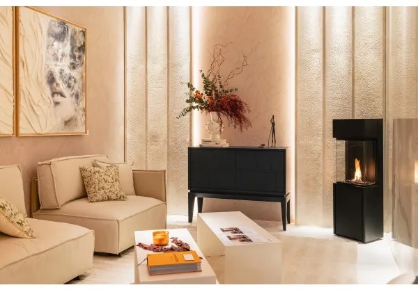 Șemineu BIO cu telecomandă Planika Arcticon BEV 126,2x40 cm 3,5kW