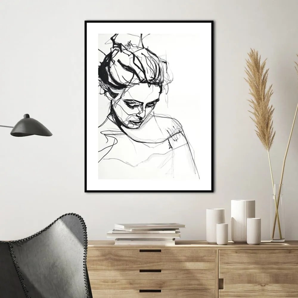 Tablou 50x70 cm Silhouette – Malerifabrikken