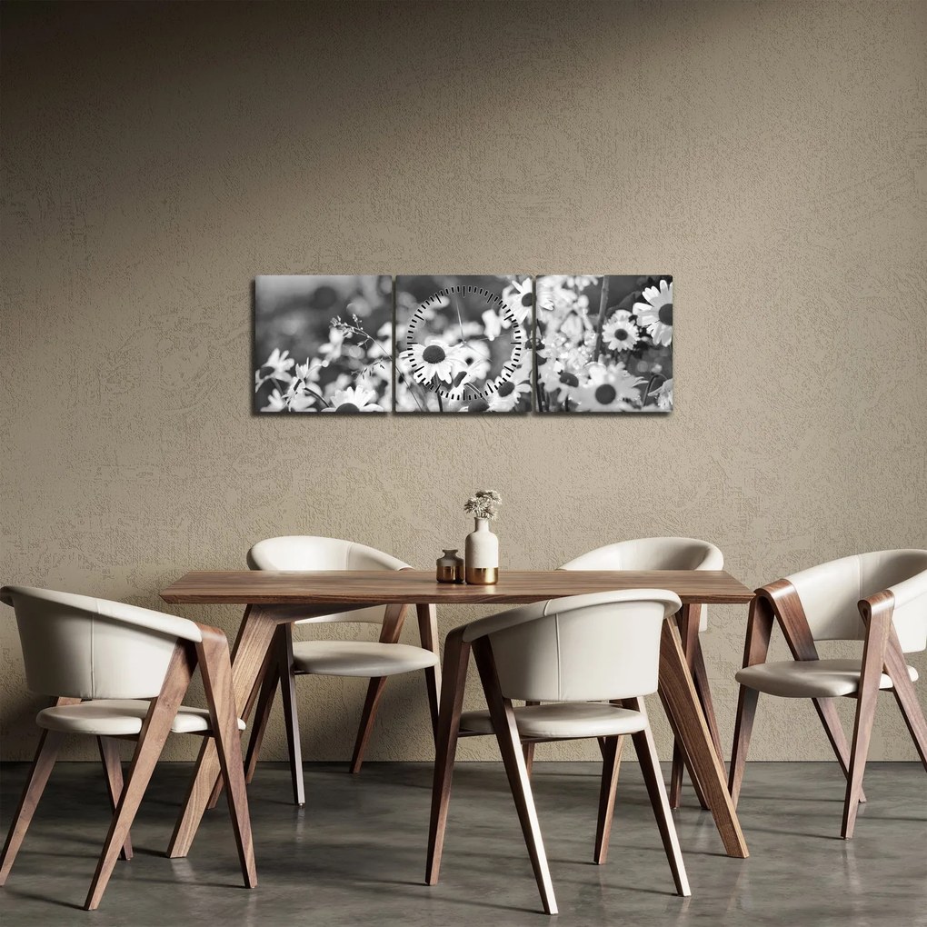 Tablou - Margarete (cu ceas) (90x30 cm)
