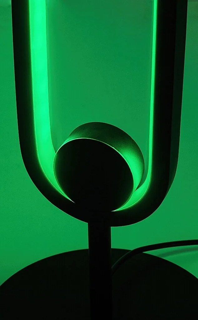 Lampa de podea moderna cu telecomanda si LED RGB Barto