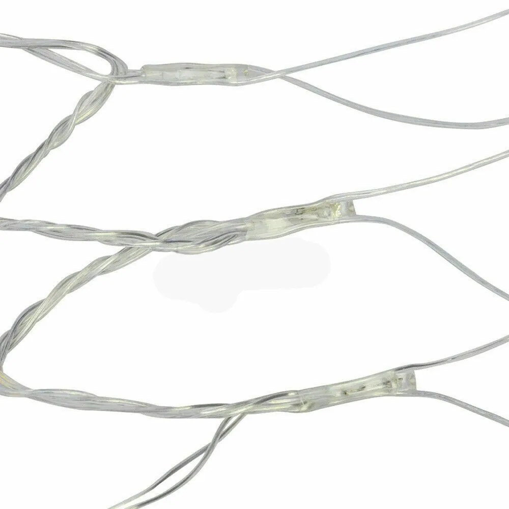 Instalatie de Craciun tip perdea cu 128 LED-uri-alb rece