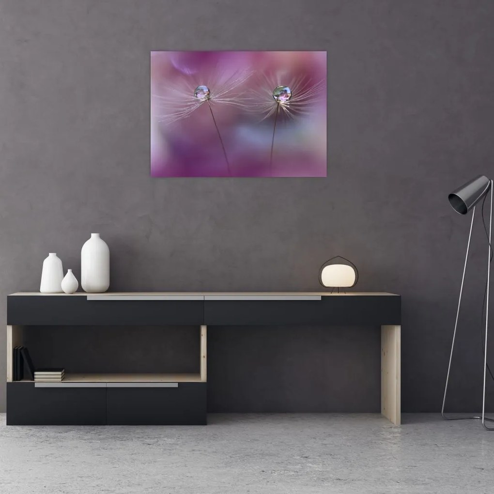 Tablou cu picături pe puf (70x50 cm)