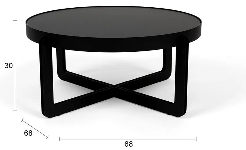 Măsuță de cafea neagră rotundă Centre – Zuiver