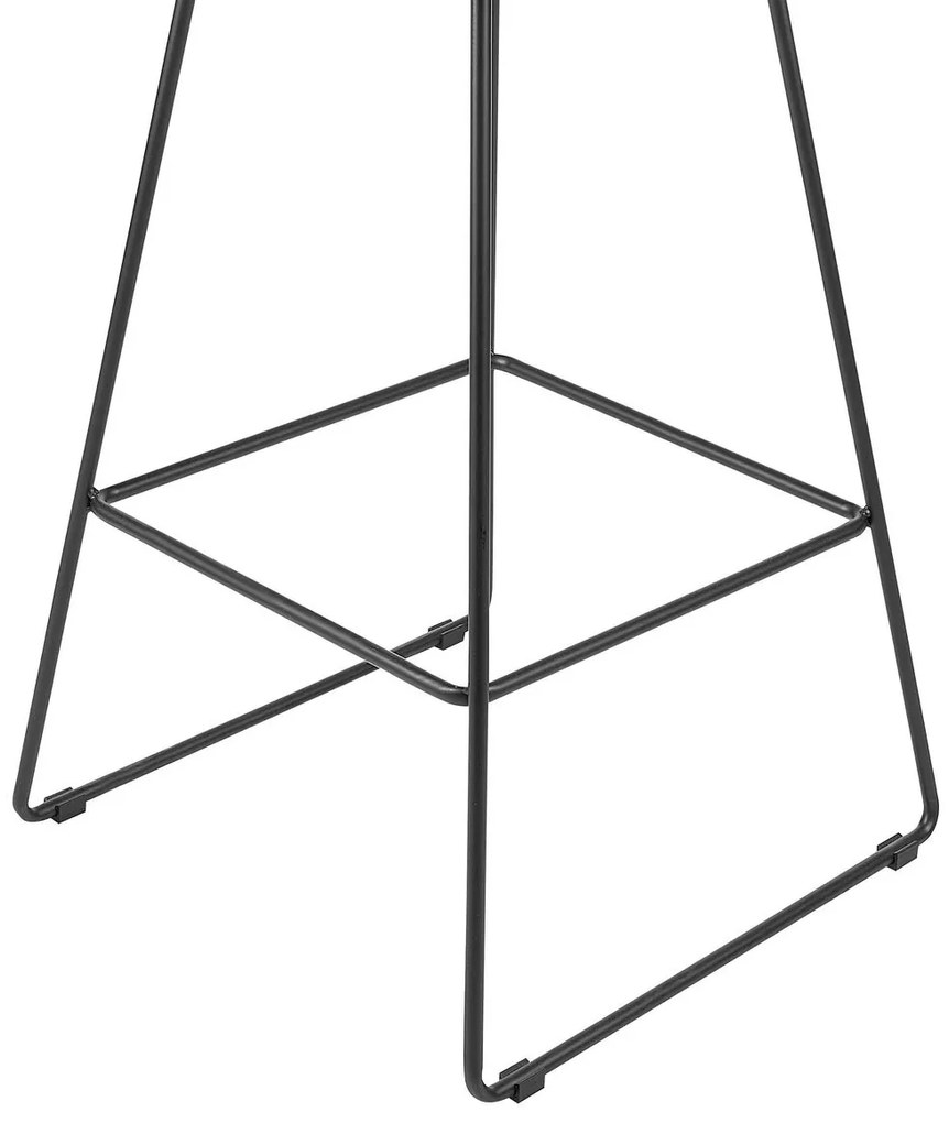 Set 2 buc scaun tip bar Bethel (negru). 1078099