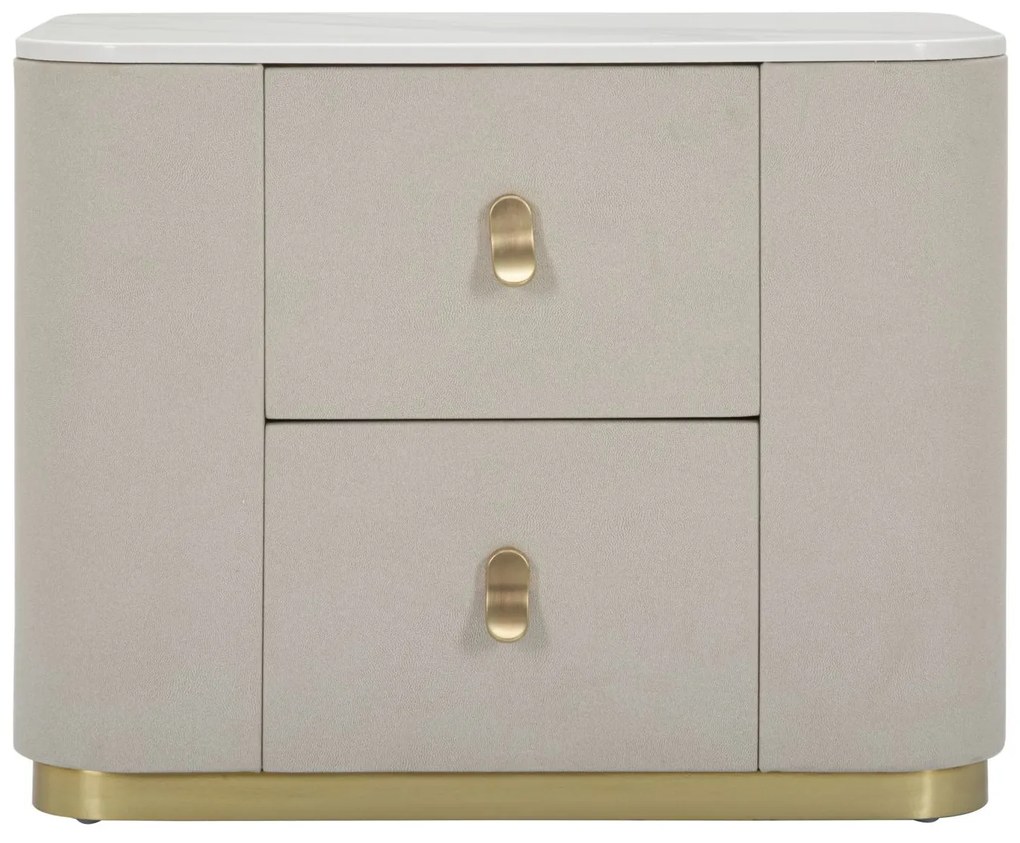 Mauro Ferretti Noptiera Beauty  cm 60X40X47 | Aosom Romania