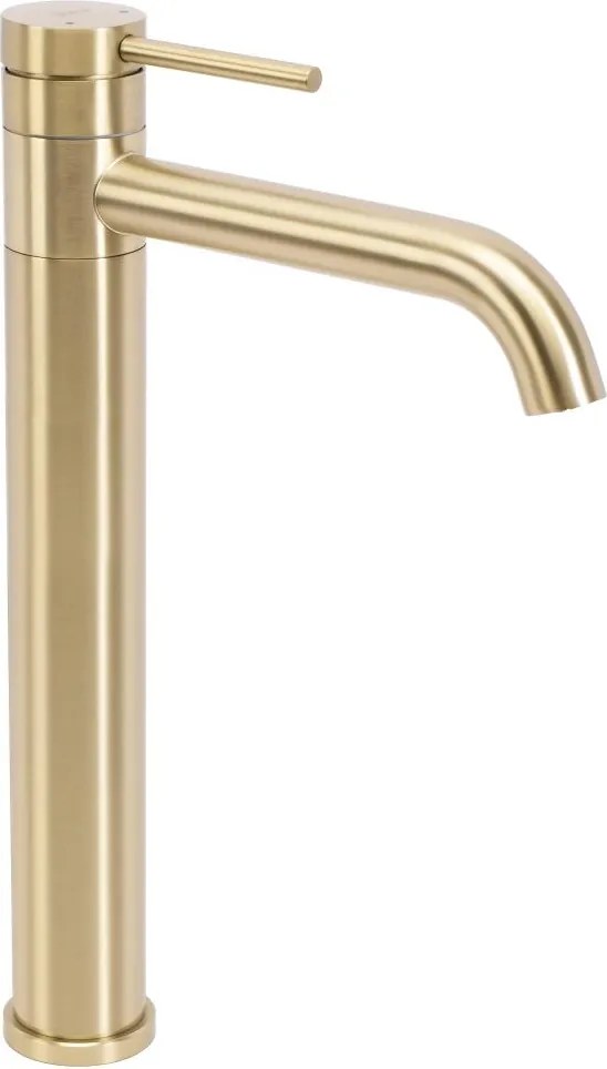 Baterie inalta de lavoar Rea LUNGIS auriu periat