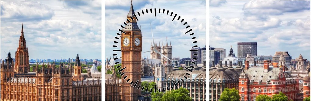 Tablou - Big Ben (cu ceas) (90x30 cm)