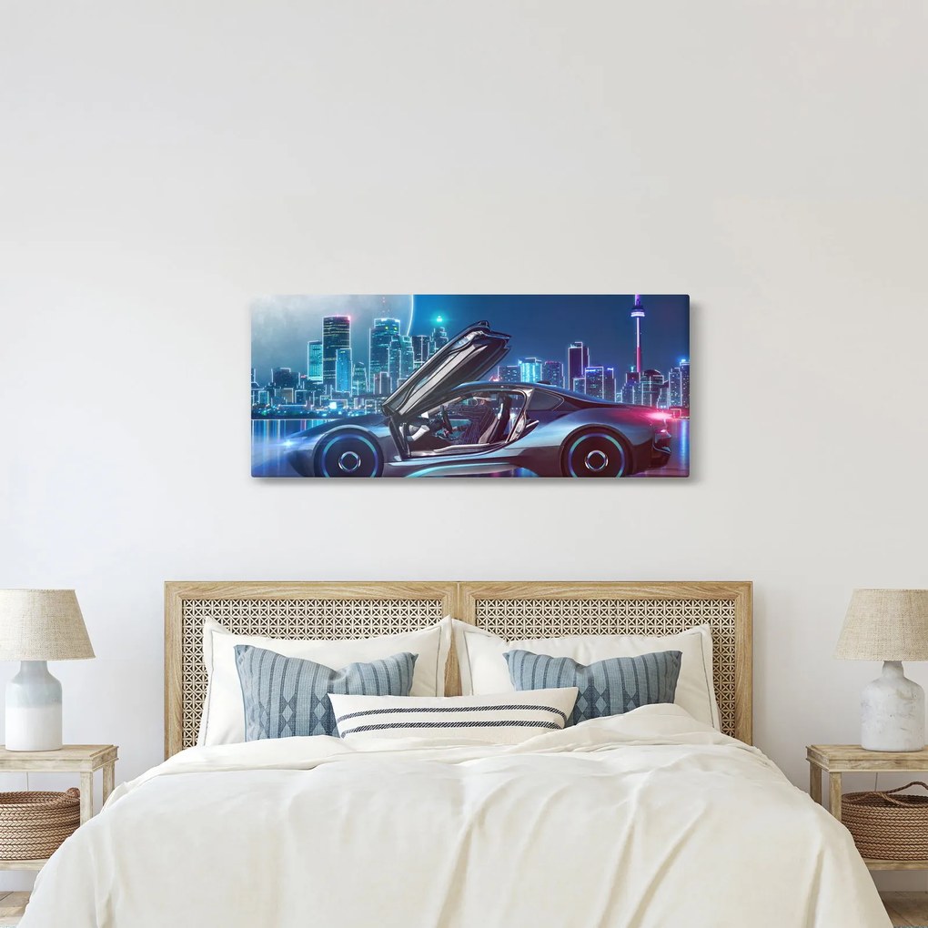 Tablou mașina de curse (120x50 cm)