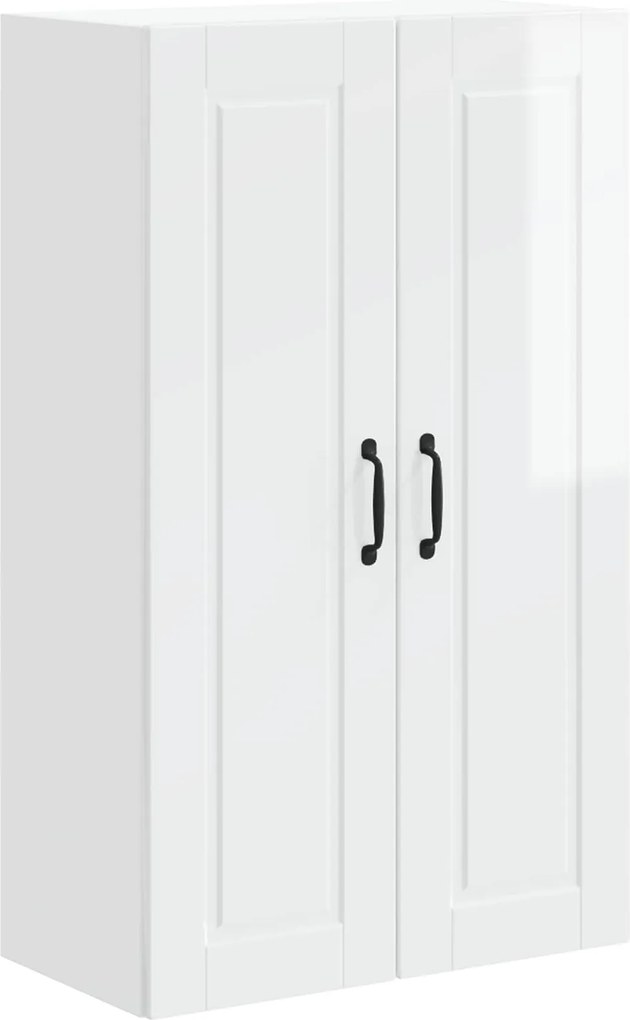 vidaXL Dulap de bucătărie Alb lucios 60 x 31 x 100 cm Lemn compozit