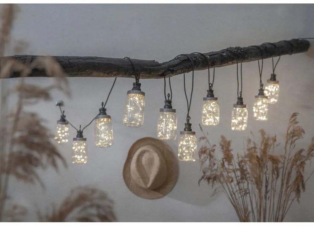 Șirag luminos pentru exterior cu LED Star Trading Circus Bottle, lungime 4,5 m