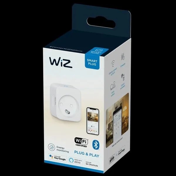 Priză inteligentă E 2300W + contor de energie Wi-Fi WiZ