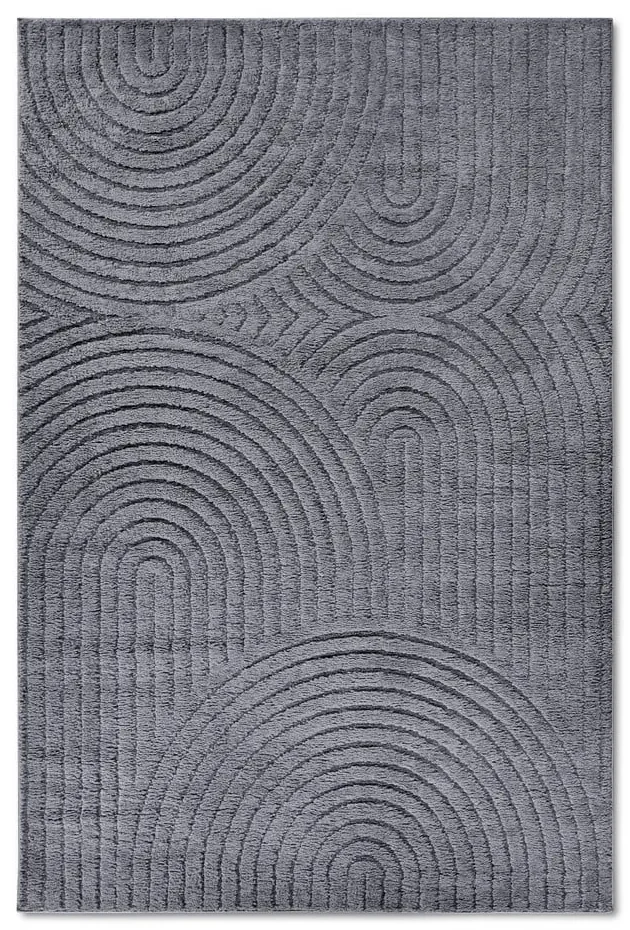 Covor gri antracit 80x120 cm Panglao New York Anthracite – Elle Decoration