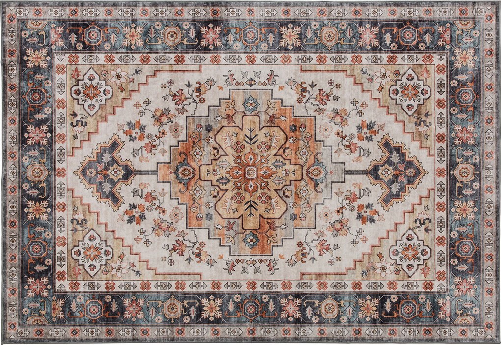 HOMCOM Covor cu Fir Scurt Boem Antiderapant și Lavabil 230x160 cm Maro | Aosom Romania