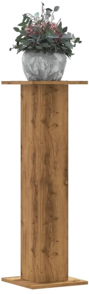 vidaXL Suporturi de plante, 2 buc., stejar artizanal, 30x30x95cm, lemn