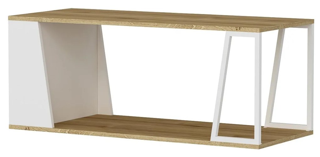 Măsuță de cafea Nidupe 2 (stejar zafir + alb) . 1093306