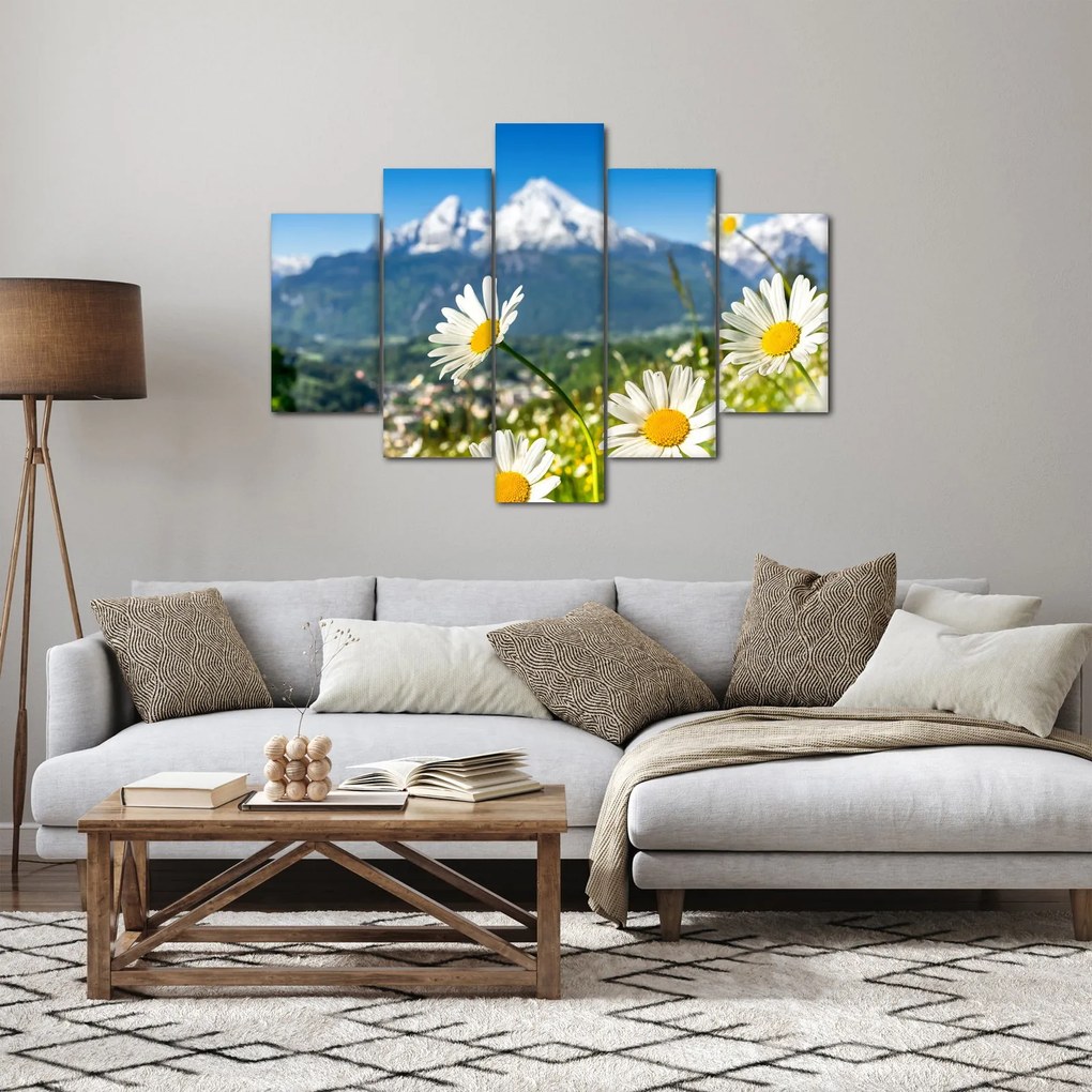 Tablou - Primăvara în Alpi (150x105 cm)
