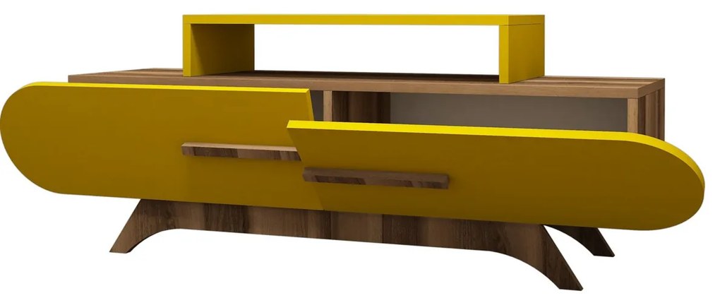 Masă TV Rose Walnut Galben
